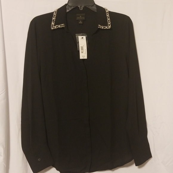 WORTHINGTON black blose with boucle - Picture 3 of 7